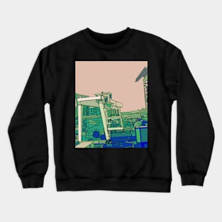 Crossrail construction, London Crewneck Sweatshirt